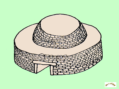 le dolmen terminé