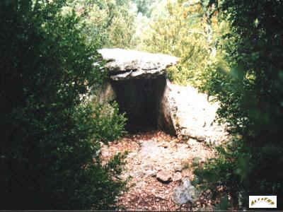 L'entrée du dolmen