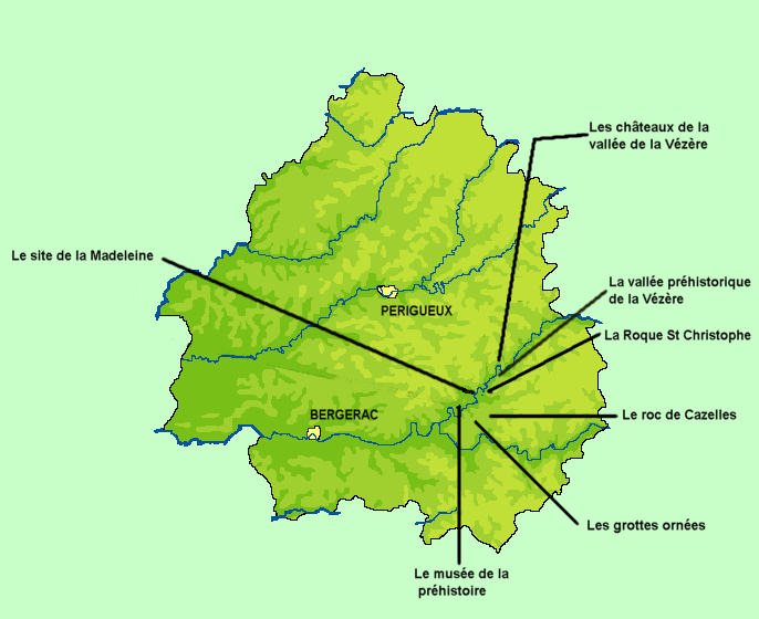 dordogne region maps and visitor information