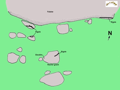 Plan  des rochers