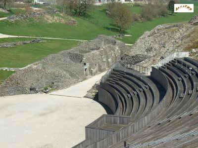 La partie Est de l'amphithéâtre